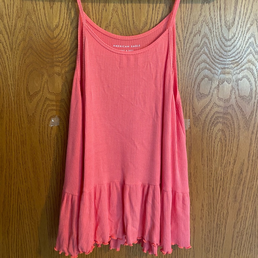 Coral American Eagle Tank Top